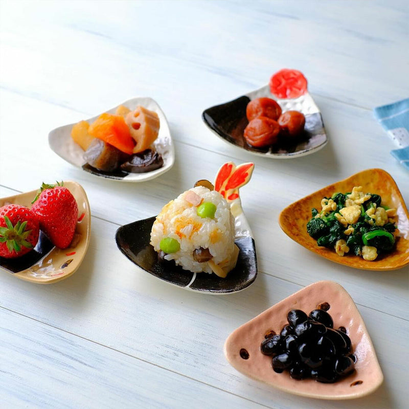 Handmade tenmusu ONIGIRI mamezara