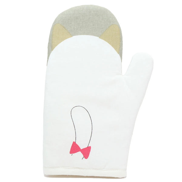 Oven Mitt | Tā-chan Cat Ivory