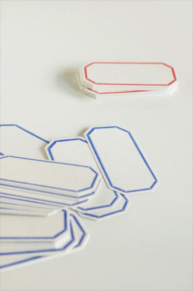 Octagon Label Cards – Letterpress Printed | Classiky – ZAKKAsine