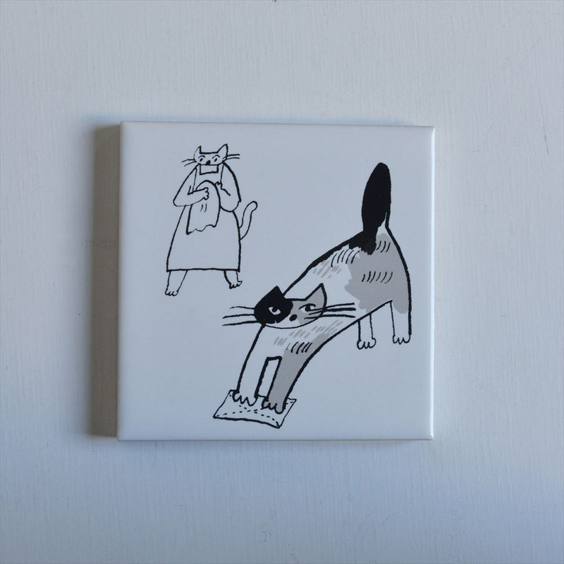 TORANEKO BON BON  Printed Tile (Cleaning Cat)