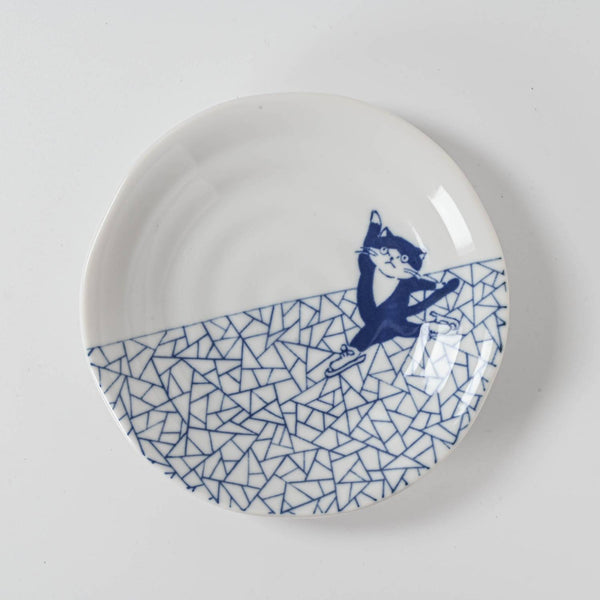 SHICHITA Cat 13cm small Plate – Hyouretsumon