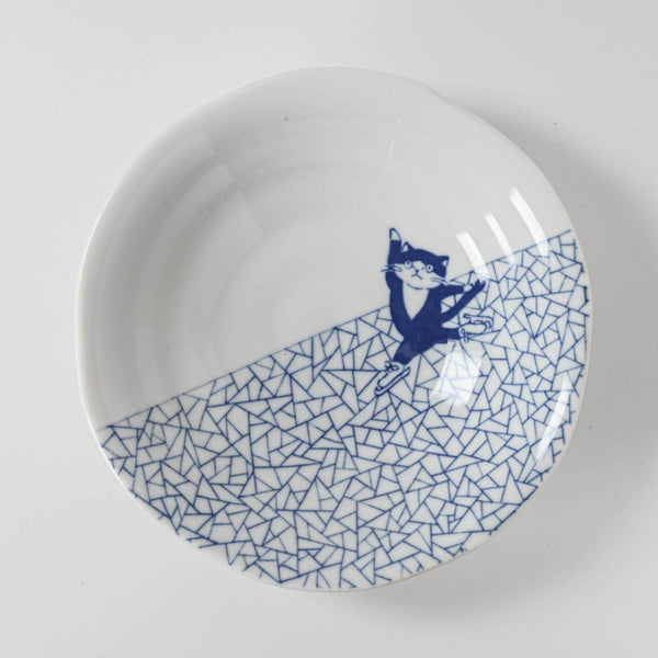 SHICHITA Cat 16.5cm Plate – Hyouretsumon
