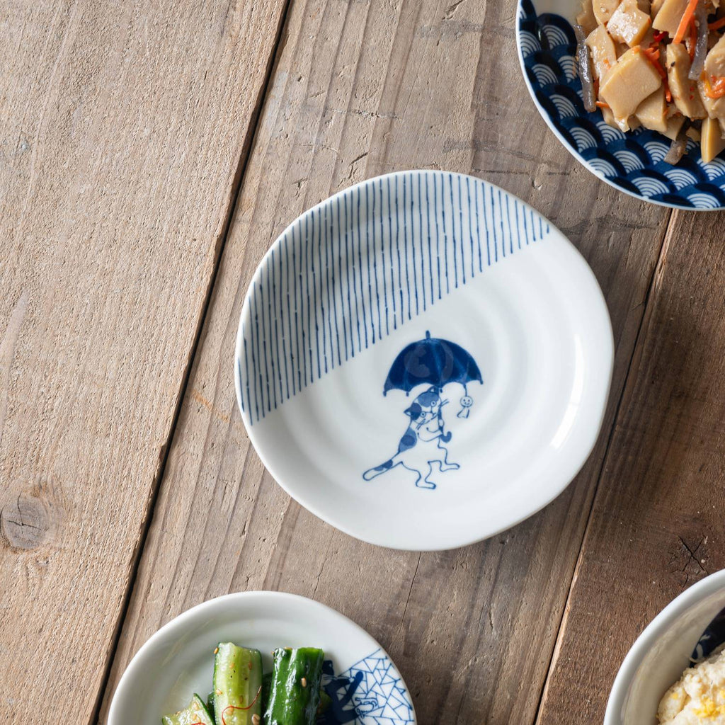 SHICHITA Cat 16.5cm Plate – Tokusa – ZAKKAsine