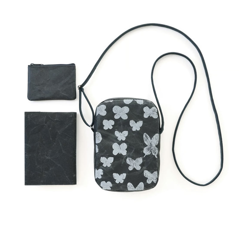 SIWA x minä perhonen mini vertical bag | memoria Black – ZAKKAsine