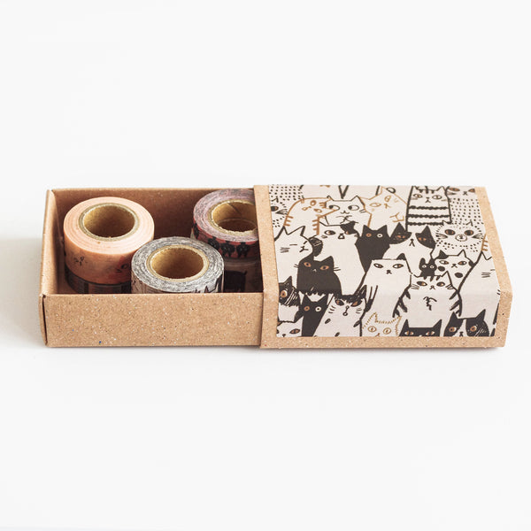 Neko Cat washi tape Set