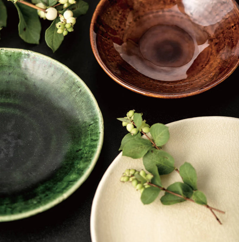 Setowa Small Plate (Oribe) | Ceramic Japan