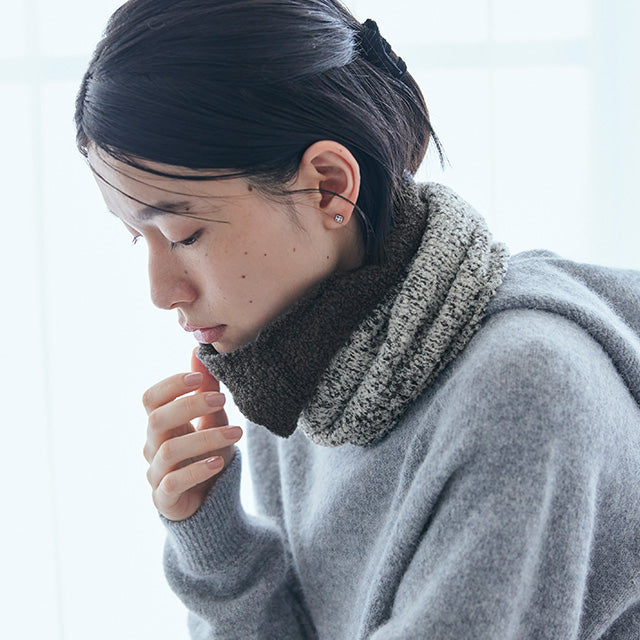 Shrink-Resistant Wool Bouclé Snood| NAKAGAWA MASASHICHI SHOTEN