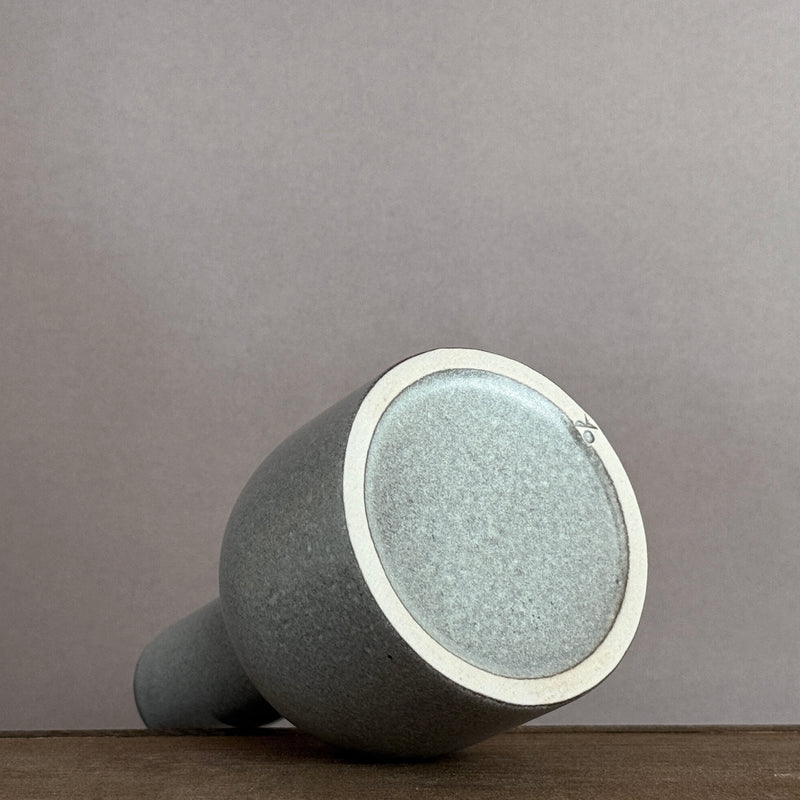 Tin Glazed Sake Bottle | Handmade Shigaraki Ware