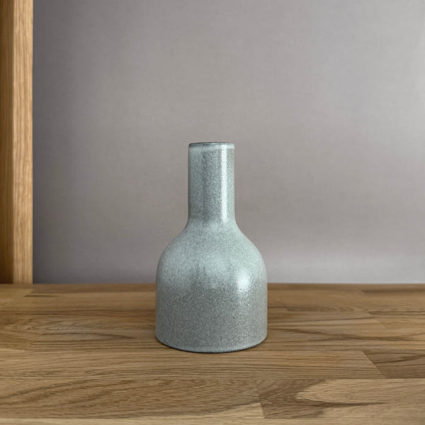 Tin Glazed Sake Bottle | Handmade Shigaraki Ware