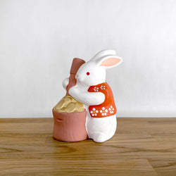 Usagi Mochi Rabbit figurine | Japanese Vintage