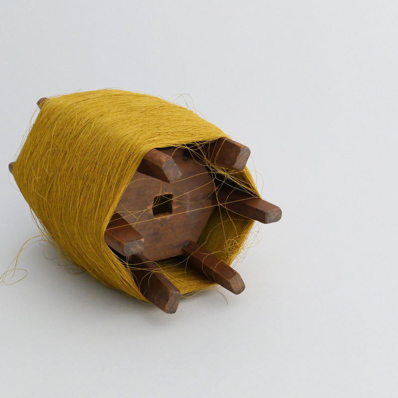 Wooden Silk Spool 