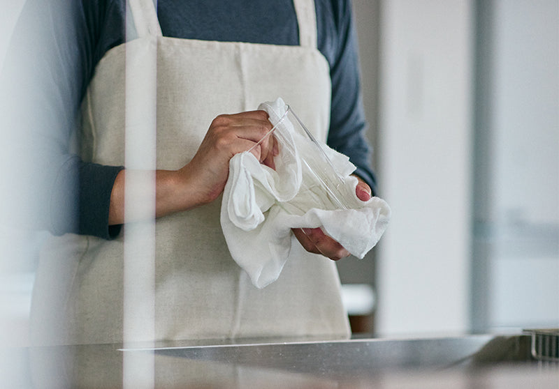 Kayaori Kitchen towel 8 layers | white