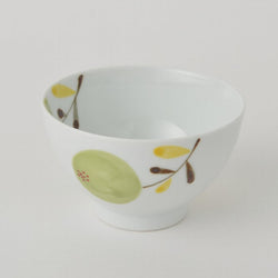 hand painted  flower Rice bowl