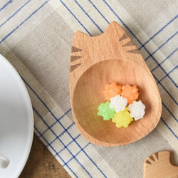 Wooden Sitting Tiger Mamezara | cat