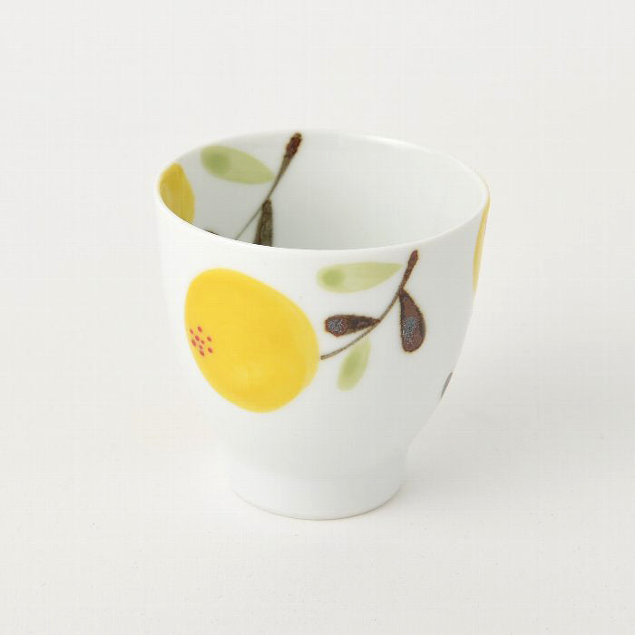 hand painted  flower Tea cup  | Hasami Ware