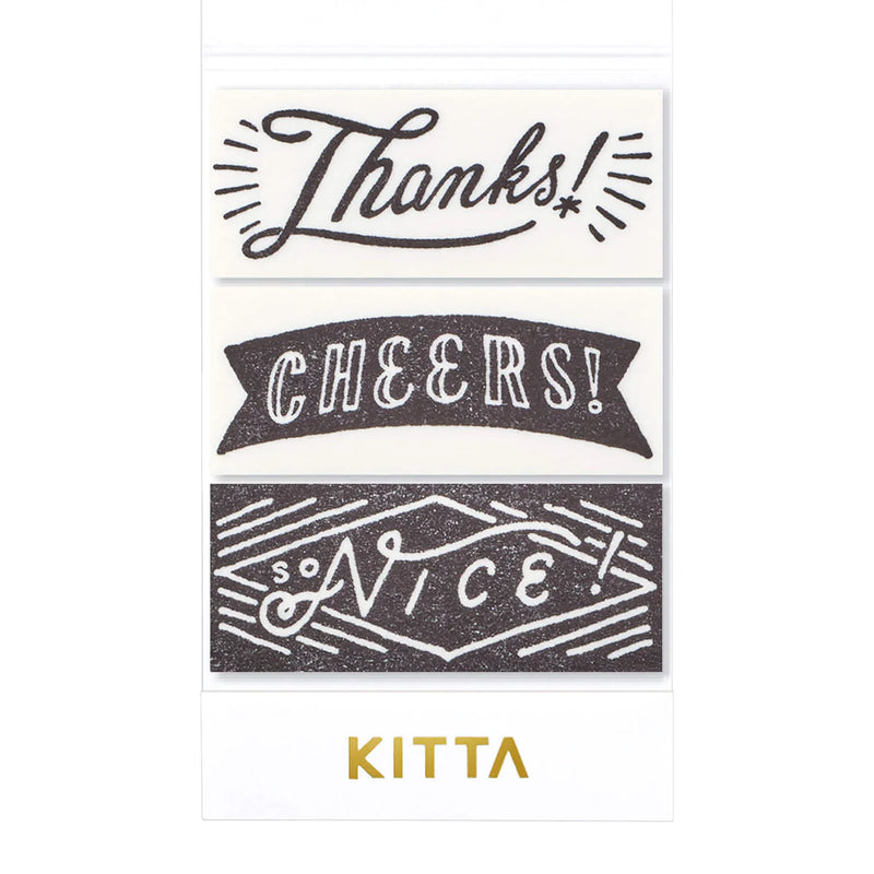 KITTA WASHI Tape WIDE  | message