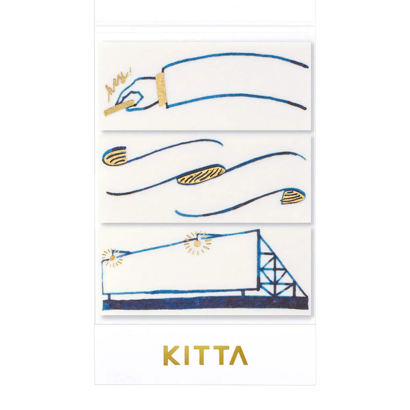 KITTA WASHI Tape WIDE  | flame