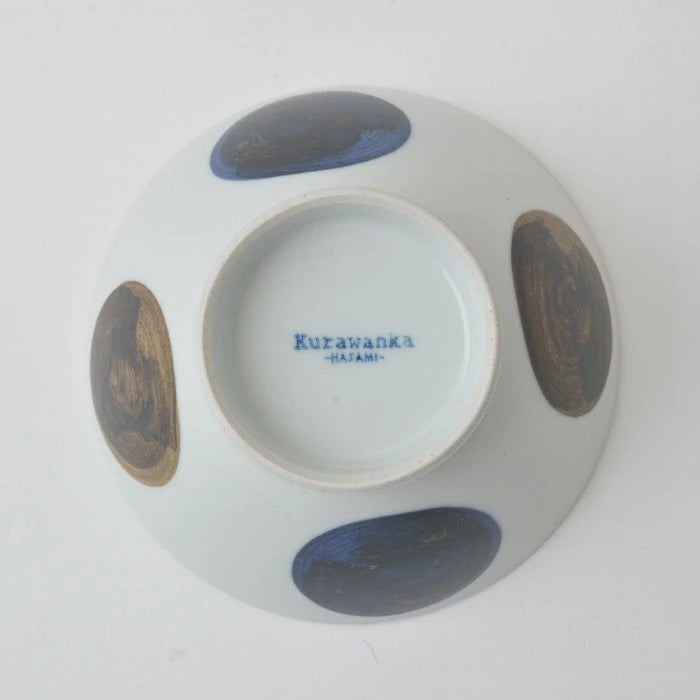 kurawanka Hasami HASAMI Rice Bowl | Circle Pattern