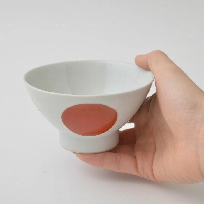 kurawanka Hasami HASAMI Rice Bowl | Circle Pattern