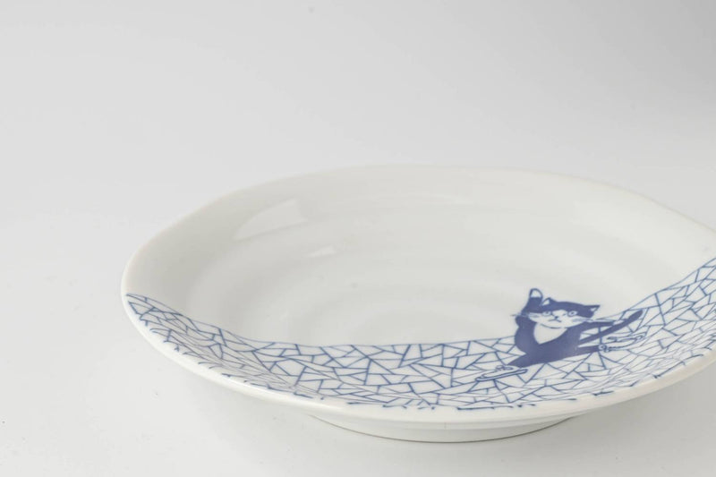 SHICHITA Cat 16.5cm Plate – Hyouretsumon