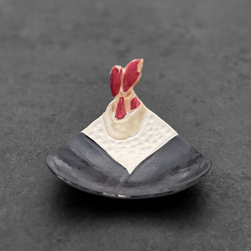 Handmade tenmusu ONIGIRI mamezara