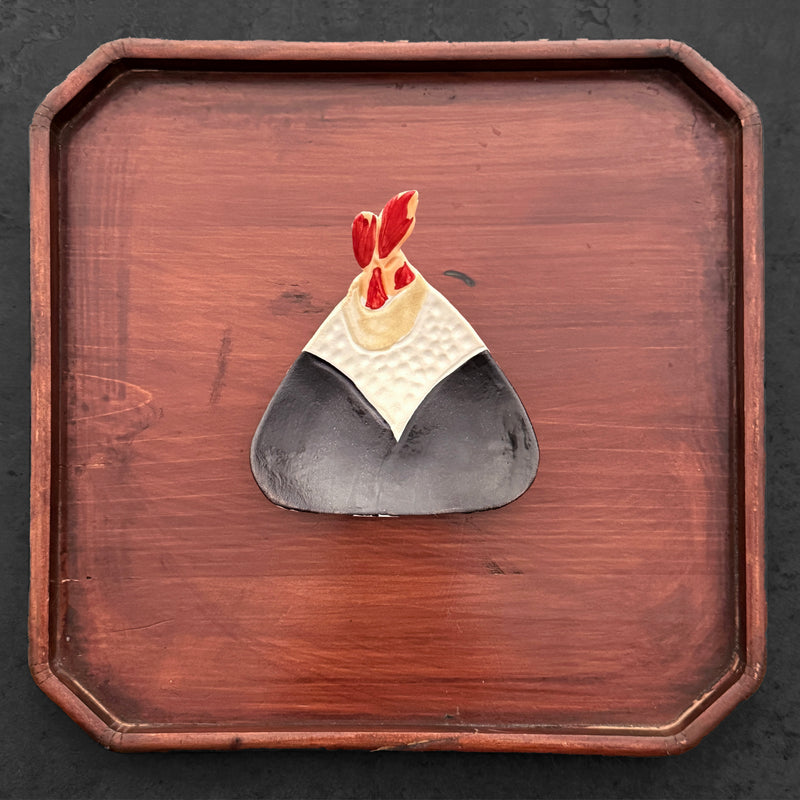 Handmade tenmusu ONIGIRI mamezara