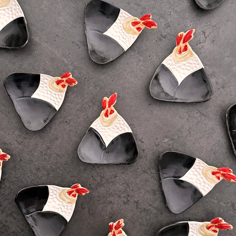 Handmade tenmusu ONIGIRI mamezara