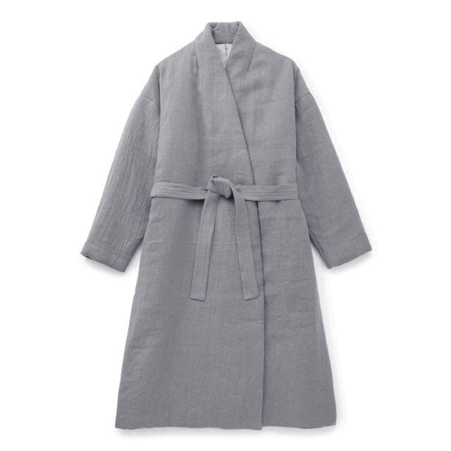 Warm coat with hemp wool