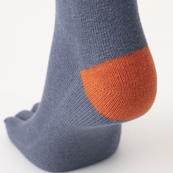 Cotton linen 5-toes socks