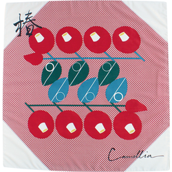 KIGI Hanabana | Furoshiki | Camellia Red