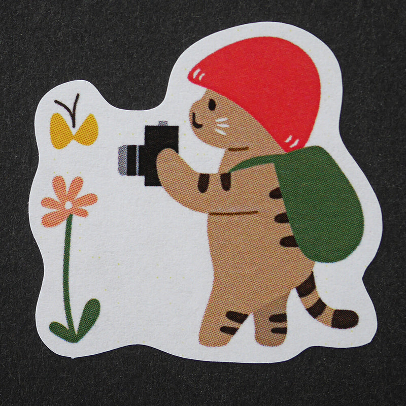 Mushroom cat Sticker