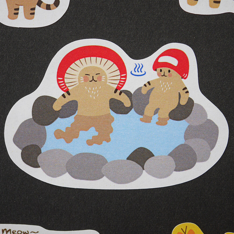 Mushroom cat Sticker