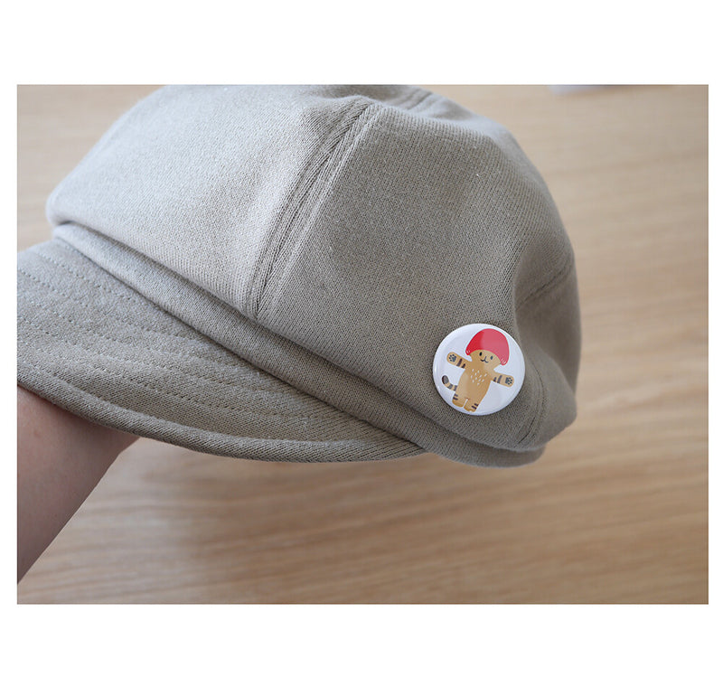 Mushroom cat badge