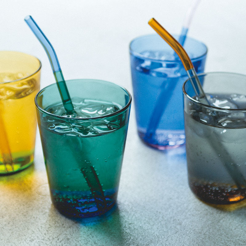 TWO TONE GLASS STRAW | amabro