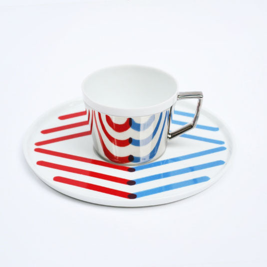 Mirror Pop Cup & Saucer | D-BROS (517PF)