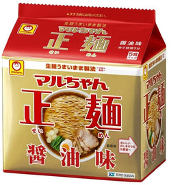 MARUCHAN Seimen Instant Ramen Noodles Soy Sauce Taste 5 Servings