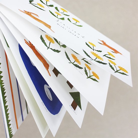 Postcards pad | grassland | Nishi Shuku