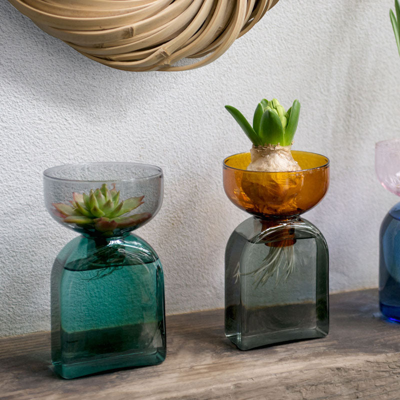 TWO TONE VASE | Circle | Pink × Blue