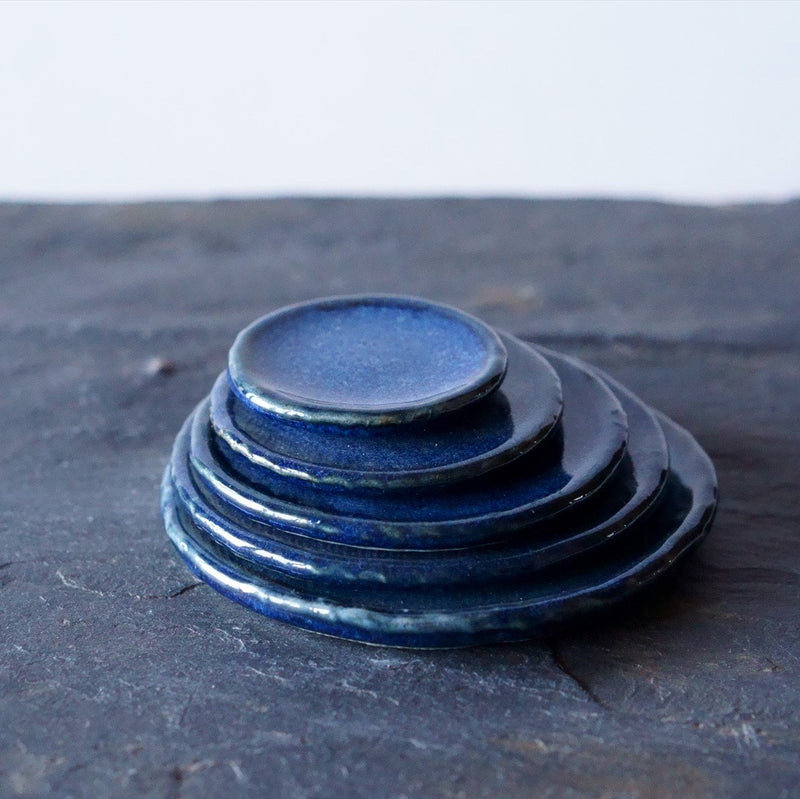 Sekibokka saucer｜Indigo