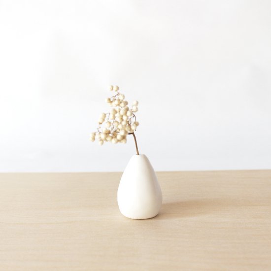 Petit dry flower vase | white #05