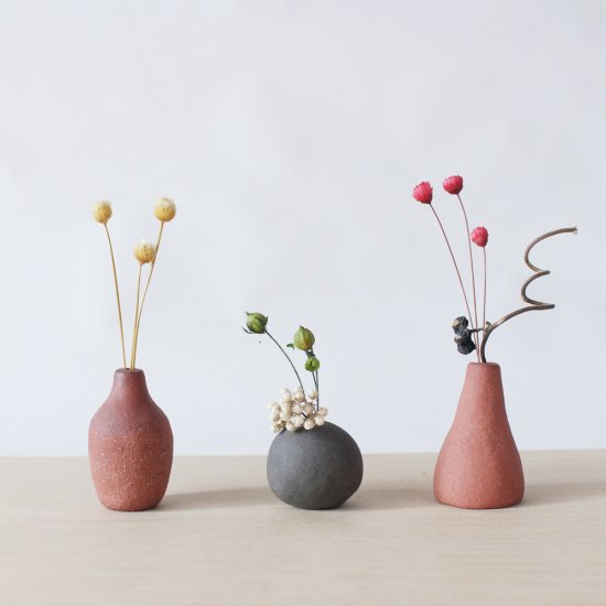 Petit dry flower vase | brown #011