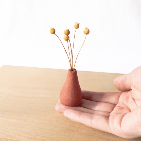 Petit dry flower vase | brown #09