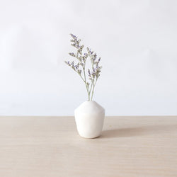 Petit dry flower vase | white #04