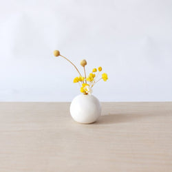 Petit dry flower vase | white #02