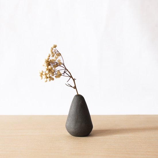 Petit dry flower vase | black #010