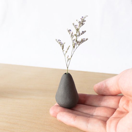 Petit dry flower vase | black #010