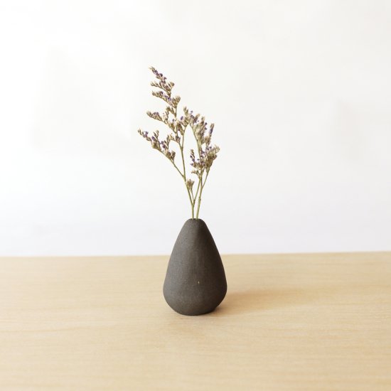 Petit dry flower vase | black #010