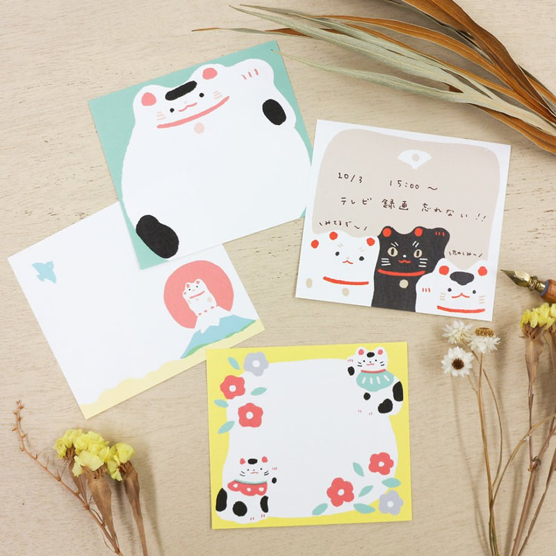 Memo Pad 120 sheets | beckoning cat | Masao Takahata