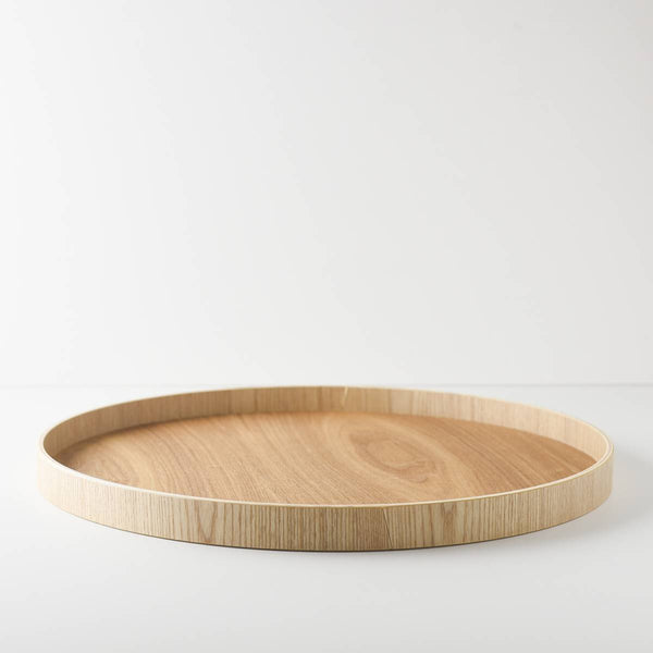 traditional japanese flat circle tray 30cm