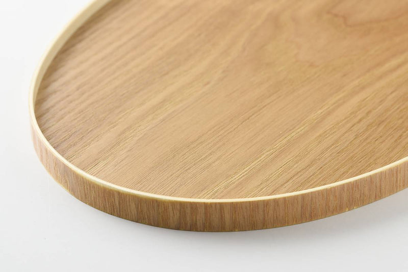 traditional japanese flat oval tray 31cm